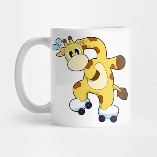 Giraffe Roller skates Inline skating Mug